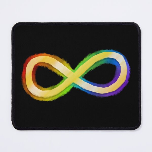 Item preview, Gold Rainbow Infinity - AuDHD/Neurodiversity designed and sold by JillPillDesign.