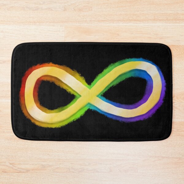 Item preview, Gold Rainbow Infinity - AuDHD/Neurodiversity designed and sold by JillPillDesign.