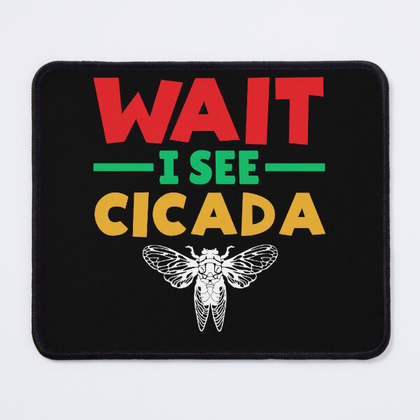 Item preview, Wait I See Cicada, Cicada Insect Lover Retro Fun Sunset, Cicada Invasion, Rooster Tail Cicada designed and sold by Soul-Inspirer.
