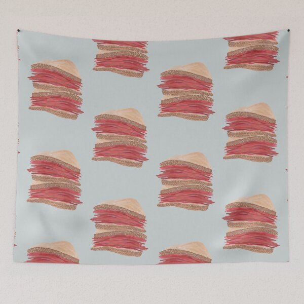 Item preview, Pastrami on Rye Sandwich Painting designed and sold by louweasely.