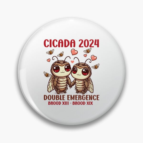 Item preview, Cicada 2024 Double Emergence Broods XIX - XIII Entomology designed and sold by Stick-Artistry.