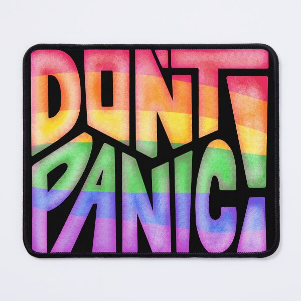 Item preview, DON'T PANIC! Word Art designed and sold by Unhinged Heather.