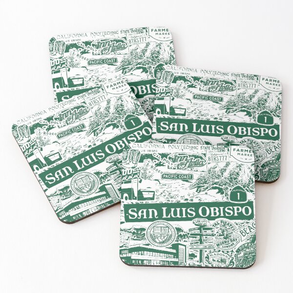 Item preview, San Luis Obispo - Cal Poly Vintage Style Print designed and sold by madebyalaina.