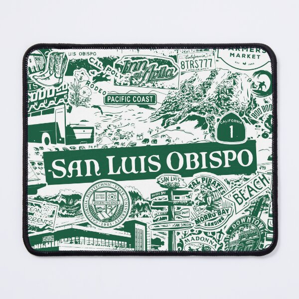 Item preview, San Luis Obispo - Cal Poly Vintage Style Print designed and sold by madebyalaina.