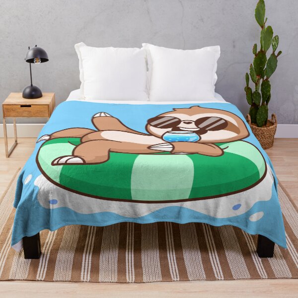 Item preview, "Lazy River Retreat: Cute Cartoon Vector Icon" designed and sold by hjian8219.