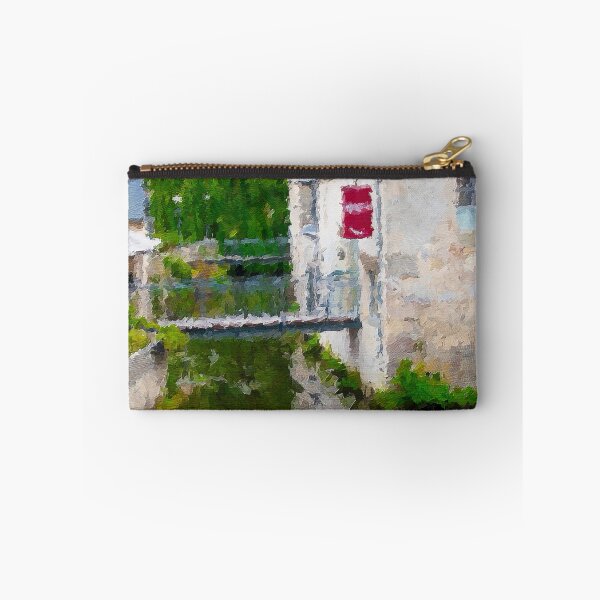 Item preview, Bistro in Medieval Bayeux, France Oil Painting designed and sold by jrtwynam.