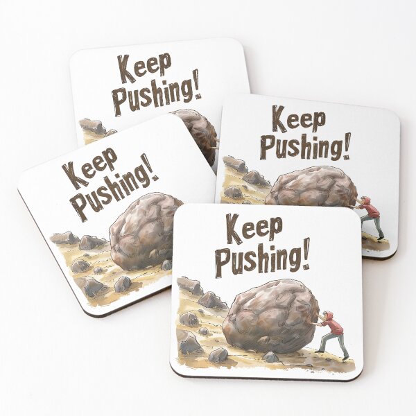 Item preview, Keep Pushing! designed and sold by itgonbebiblical.