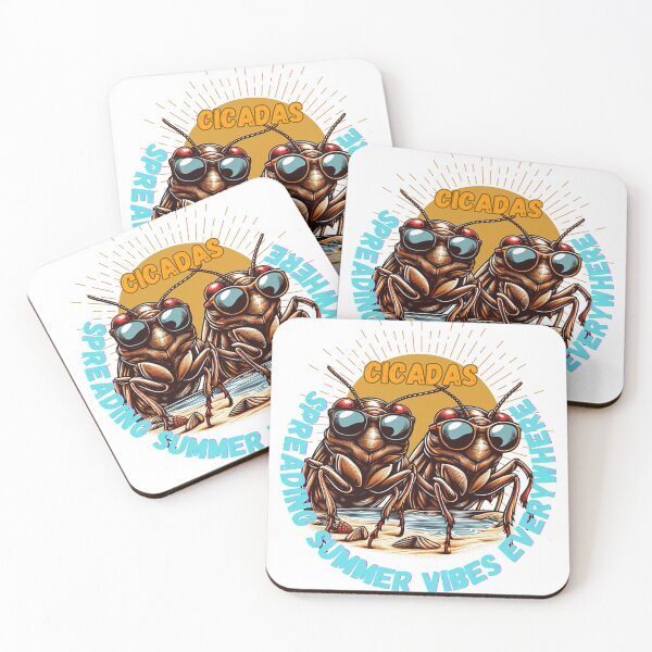 Item preview, Cicadas: spreading summer vibes everywhere designed and sold by DShirtRepublic.