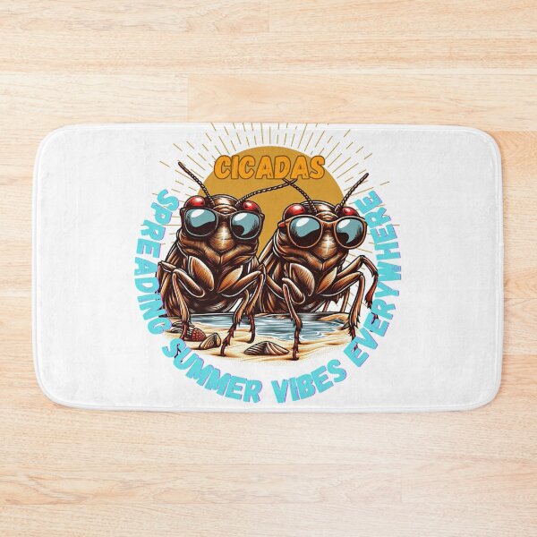 Item preview, Cicadas: spreading summer vibes everywhere designed and sold by DShirtRepublic.