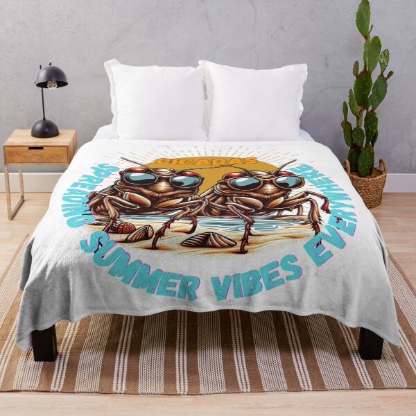 Item preview, Cicadas: spreading summer vibes everywhere designed and sold by DShirtRepublic.