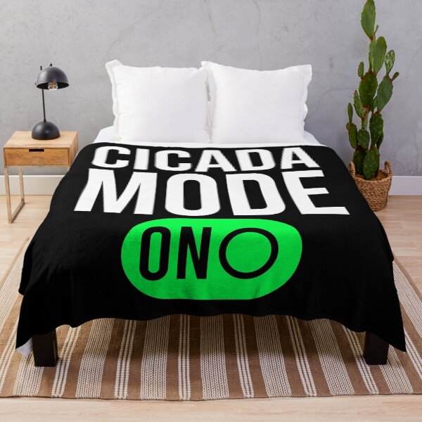 Item preview, Cicada Mode On, Cicada Insect Lover Retro Fun Sunset, Cicada Invasion, Rooster Tail Cicada designed and sold by Soul-Inspirer.