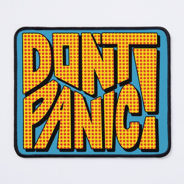 Item preview, DON'T PANIC! Word Art designed and sold by Unhinged Heather.