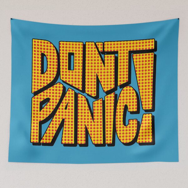 Item preview, DON'T PANIC! Word Art designed and sold by Unhinged Heather.