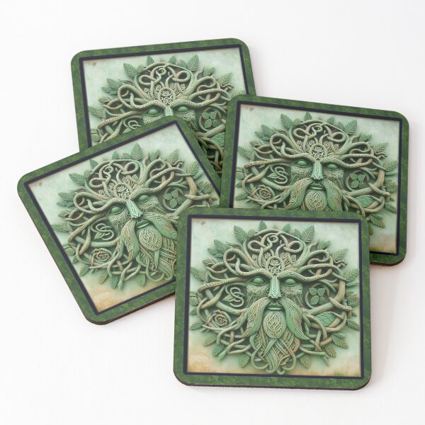 Item preview, greenman study designed and sold by Foxlindesigns.