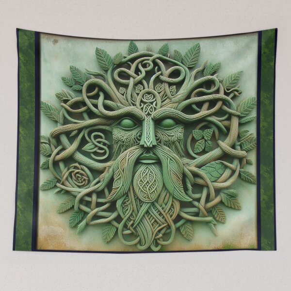 Item preview, greenman study designed and sold by Foxlindesigns.