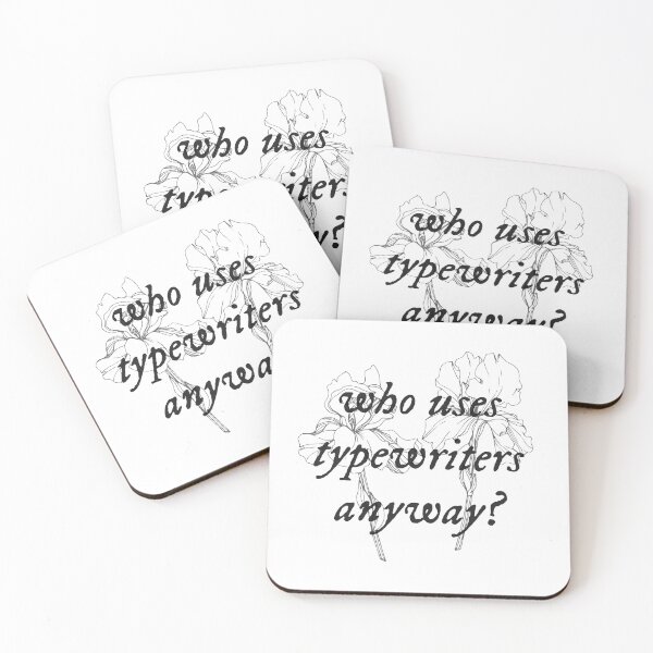 Item preview, who uses typewriters anyway? (folklore style) designed and sold by sarabye.