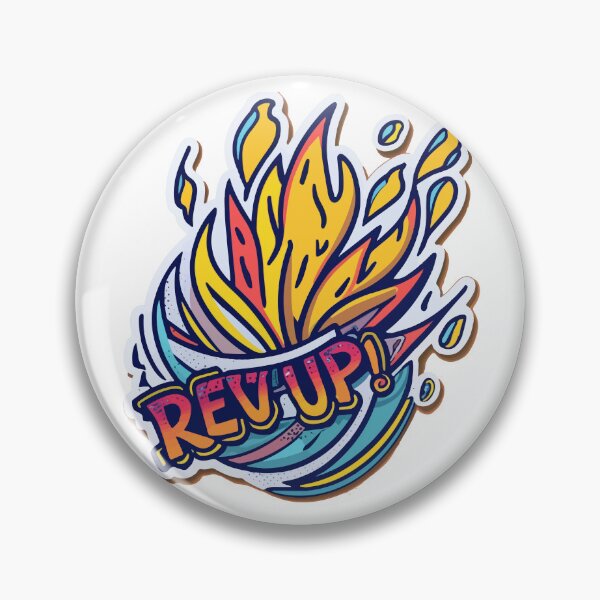 Item preview, Rev Up Fiery Wheel Pop Art designed and sold by NiftyWrx.