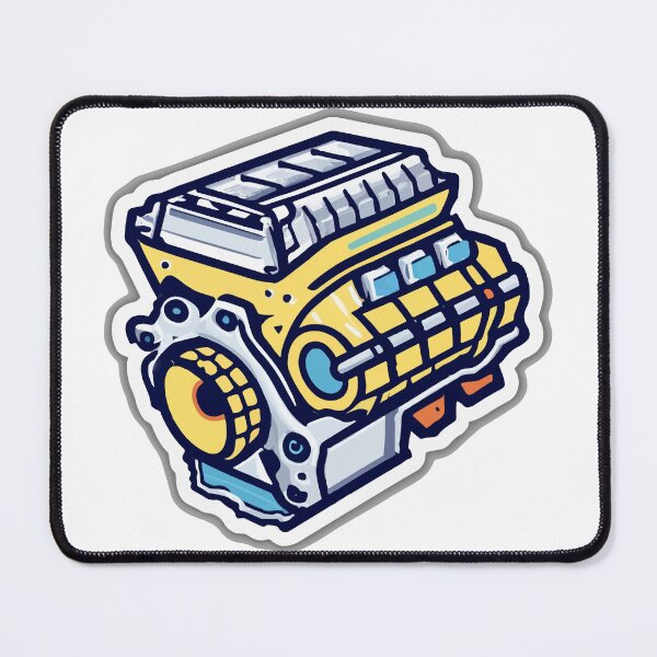 Item preview, Technical Engine Block Design designed and sold by NiftyWrx.