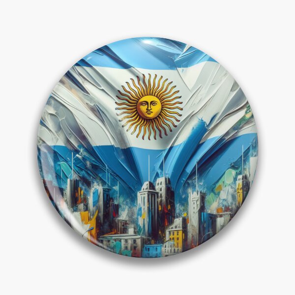 Item preview, Acrylic Look Argentinian Flag Design designed and sold by ssmg80.