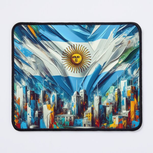 Item preview, Acrylic Look Argentinian Flag Design designed and sold by ssmg80.