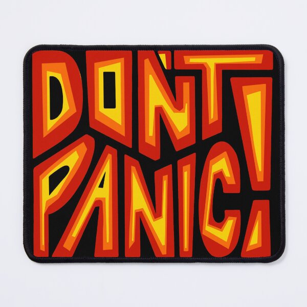 Item preview, DON'T PANIC! Word Art designed and sold by Unhinged Heather.