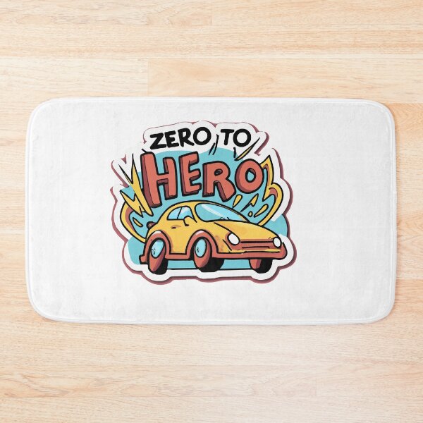 Item preview, Cartoon Car Dashboard - Zero to Hero Comic Design designed and sold by NiftyWrx.