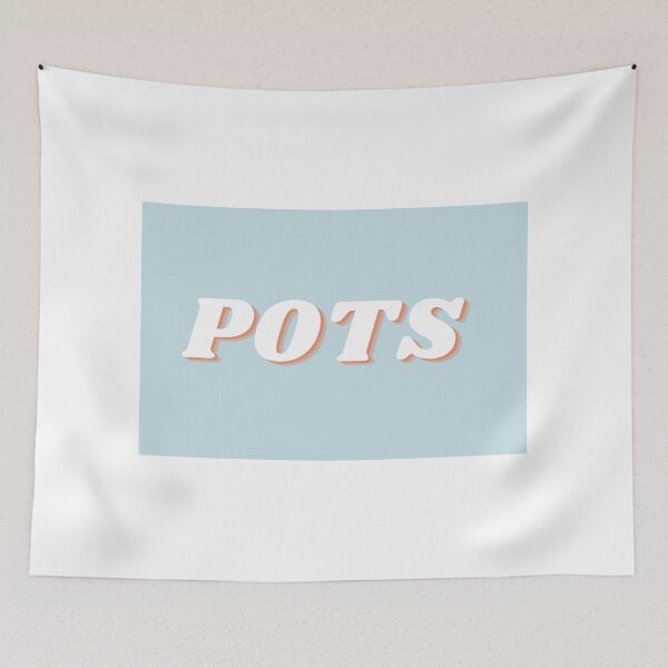 Item preview, POTS (light blue) designed and sold by sophie mullinix.