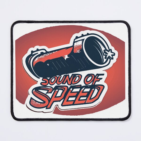 Item preview, Sound of Speed - Roaring Race Car Exhaust Art designed and sold by NiftyWrx.