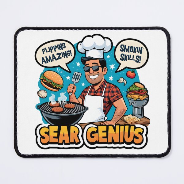 Item preview, Sear Genius Dad: A Father’s Day BBQ Feast! designed and sold by SportsT-Shirts.