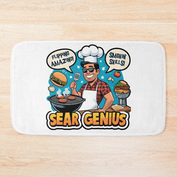 Item preview, Sear Genius Dad: A Father’s Day BBQ Feast! designed and sold by SportsT-Shirts.