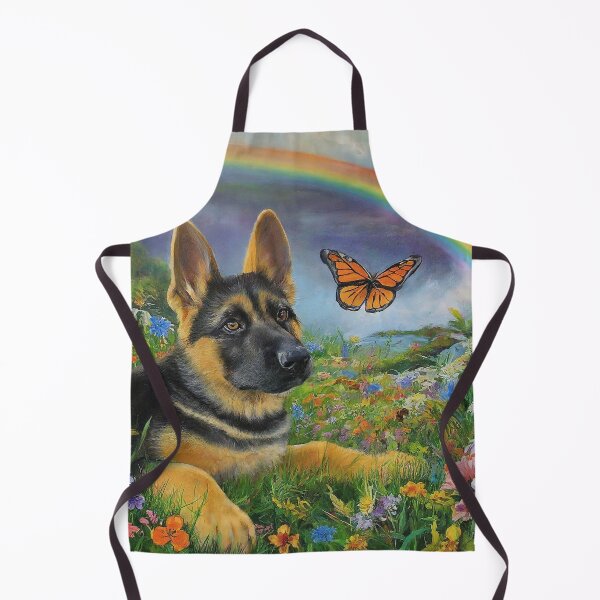 Item preview, German shepherd puppy with a butterfly. designed and sold by kyxur.