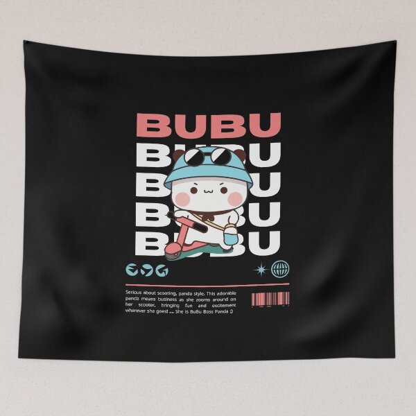 Item preview, BuBu Boss Panda on Scooter: Fun Design designed and sold by Pandety.