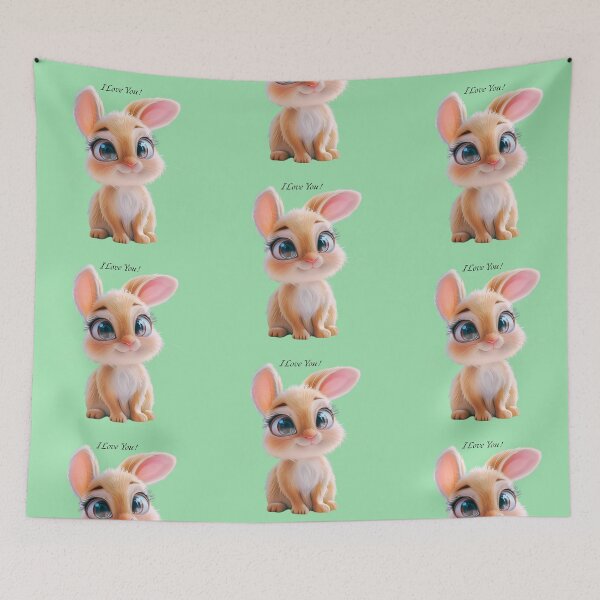 Item preview, I Love You, bunny  designed and sold by Lewis-mart.