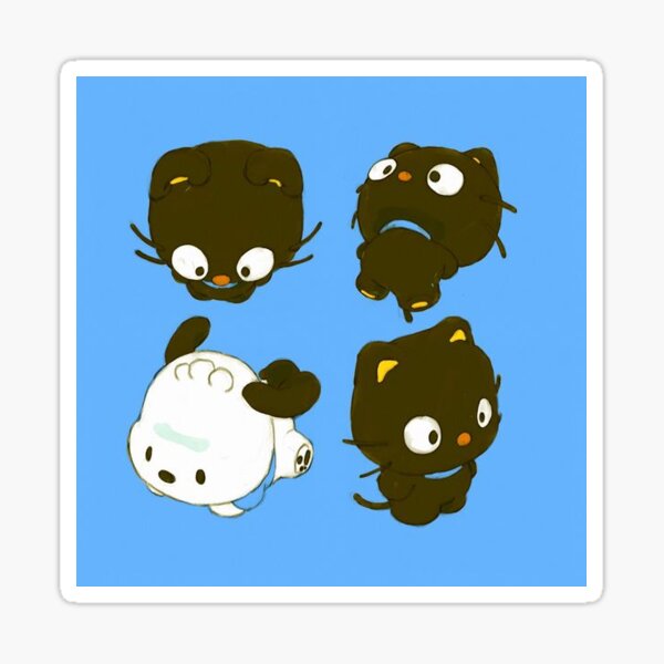 Item preview, choco and pochaco designed and sold by purple dojo store.