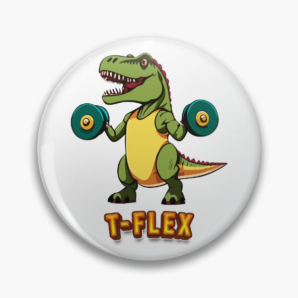 Item preview, T-Flex -  Tyrannosaurus Rex Lifting Weights designed and sold by thebigleebowski.