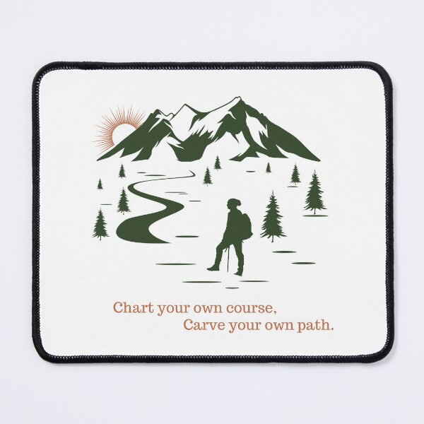 Item preview, Outdoor adventurer. Chart your own course. Carve your own path. designed and sold by TorraCreative.