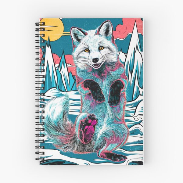 Item preview, Fox Portrait. arctic fox, white fox, snow fox, winter fox, fantasy fox, whimsical fox designed and sold by FoxVibes.