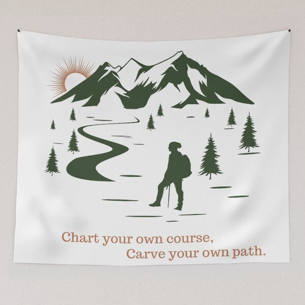 Item preview, Outdoor adventurer. Chart your own course. Carve your own path. designed and sold by TorraCreative.