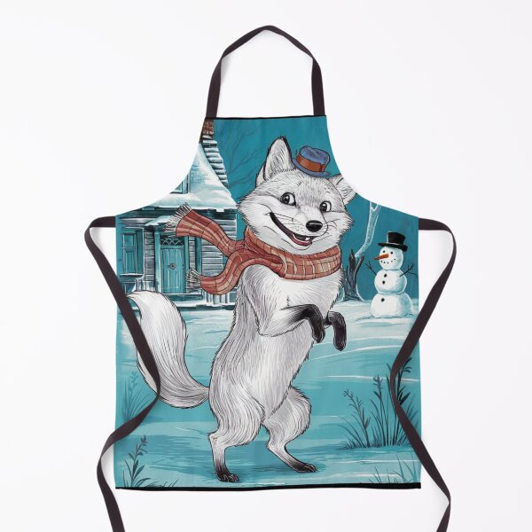 Item preview, Fox Portrait. arctic fox, white fox, snow fox, winter fox, fantasy fox, whimsical fox designed and sold by FoxVibes.