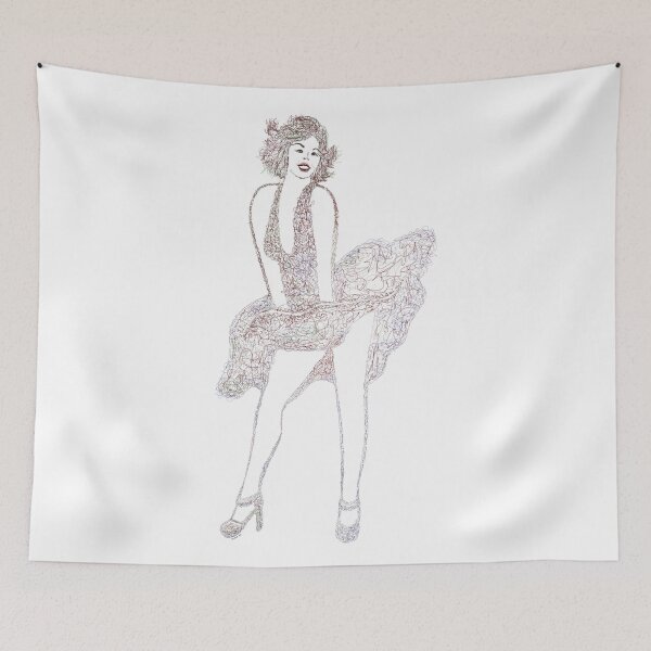 Item preview, Marilyn Monroe Drawing Sketch  designed and sold by Rocky Mountain Artistry.