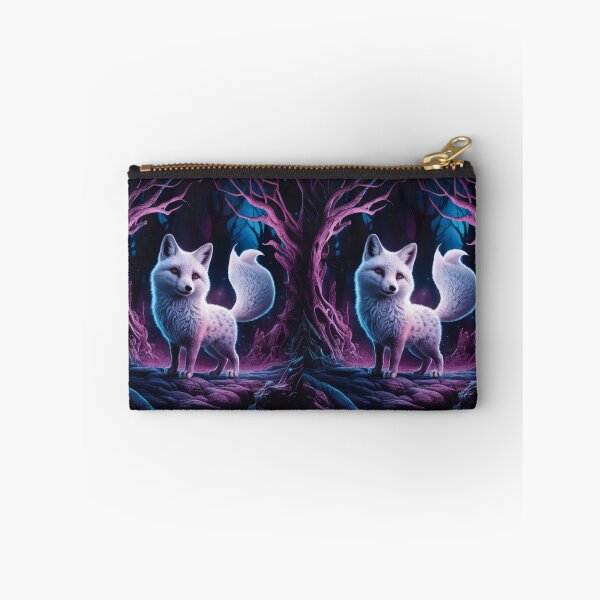 Artikelvorschau, Fuchsporträt. Polarfuchs, Weißfuchs, Schneefuchs, Winterfuchs, Fantasiefuchs, wunderlicher Fuchs entworfen und verkauft von FoxVibes.
