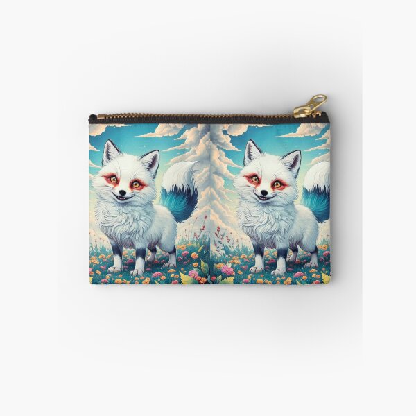 Artikelvorschau, Fuchsporträt. Polarfuchs, Weißfuchs, Schneefuchs, Winterfuchs, Fantasiefuchs, wunderlicher Fuchs entworfen und verkauft von FoxVibes.
