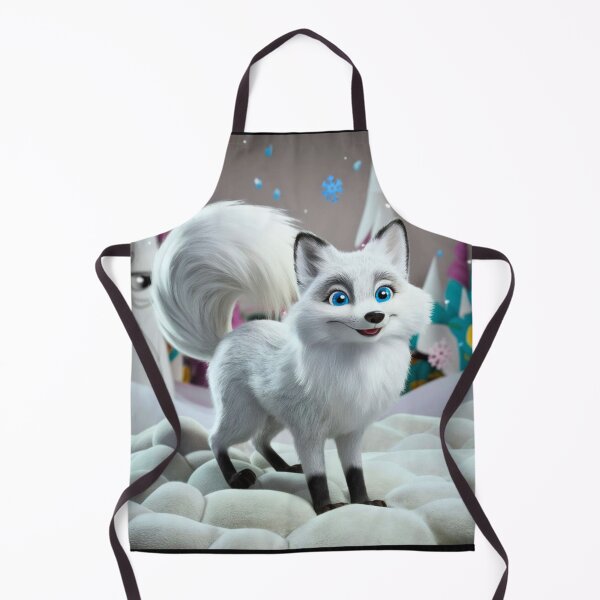 Item preview, Fox Portrait. arctic fox, white fox, snow fox, winter fox, fantasy fox, whimsical fox designed and sold by FoxVibes.