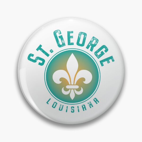 Item preview, St. George Louisiana Fleur Di Lis Design designed and sold by Futurebeachbum.