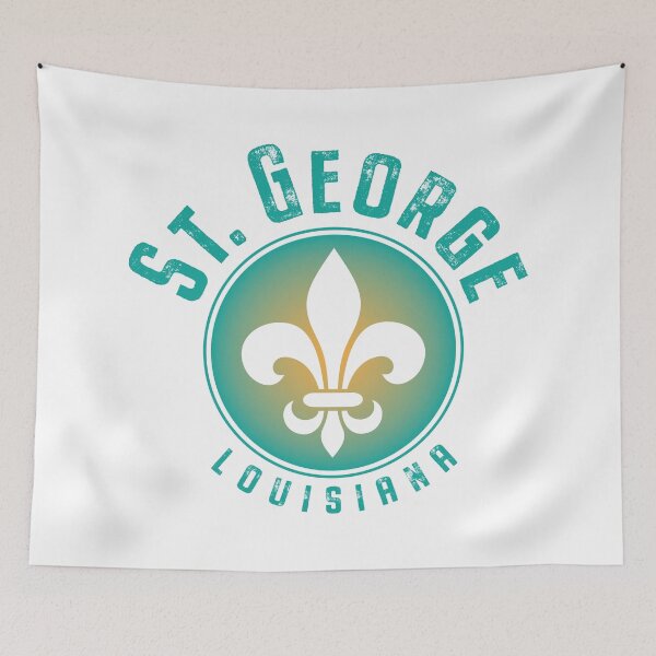 Item preview, St. George Louisiana Fleur Di Lis Design designed and sold by Futurebeachbum.