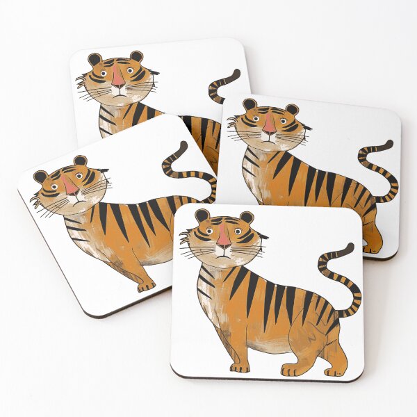 Item preview, Majestic Bengal Tiger - Colorful Big Kitty designed and sold by HausKatz.