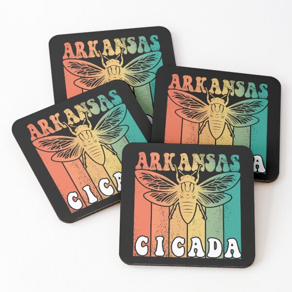 Item preview, Retro Arkansas 2024 Cicada Summer Swarm, Vintage Groovy Cicada designed and sold by ArtByKatti.