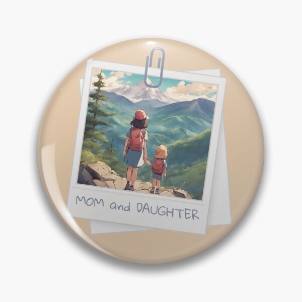 Item preview, DAUGHTER & MOM, MOM and DAUGHTER, Family, love, anime, mother, mommy designed and sold by GOLDENGARDENART.