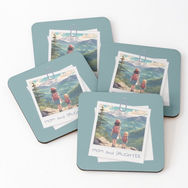 Item preview, DAUGHTER & MOM, MOM and DAUGHTER, Family, love, anime, mother, mommy designed and sold by GOLDENGARDENART.