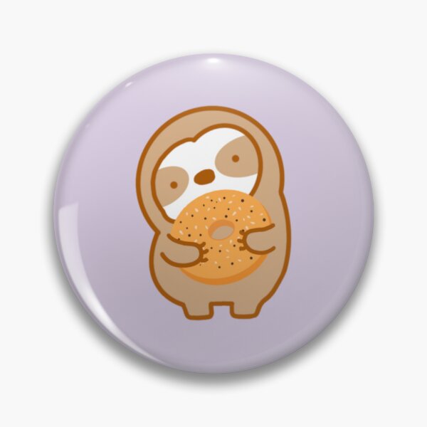 Item preview, Cute Bagel Lover Sloth  designed and sold by theslothinme.